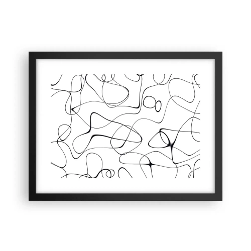 Plakát v černém rámu - Cesty života, zákruty osudu - 40x30 cm