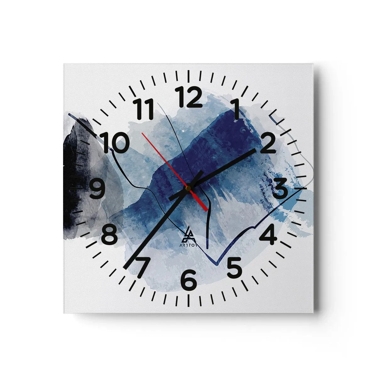Nástěnné hodiny - Ledová hora - 30x30 cm