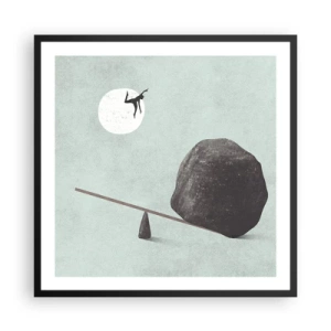 Plakát v černém rámu - Splněný sen - 60x60 cm