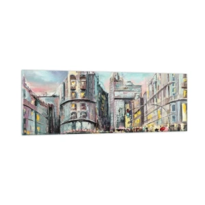 Obraz na skle - To bude vydařený večer - 90x30 cm