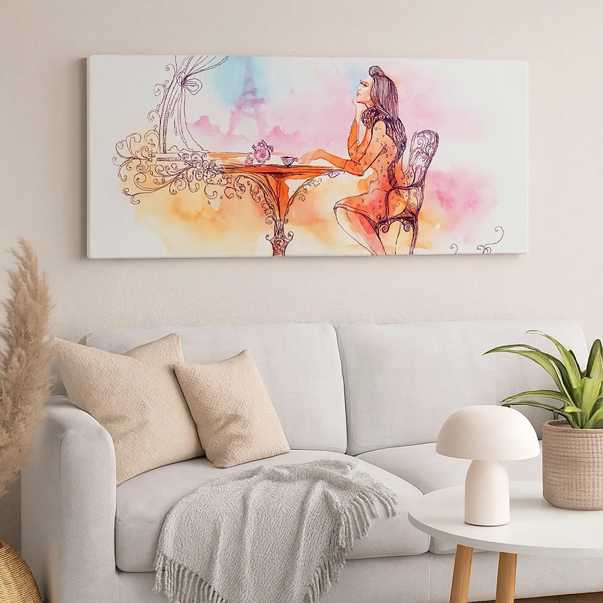 Obraz na plátně - Pařížská elegance - 30x30 cm