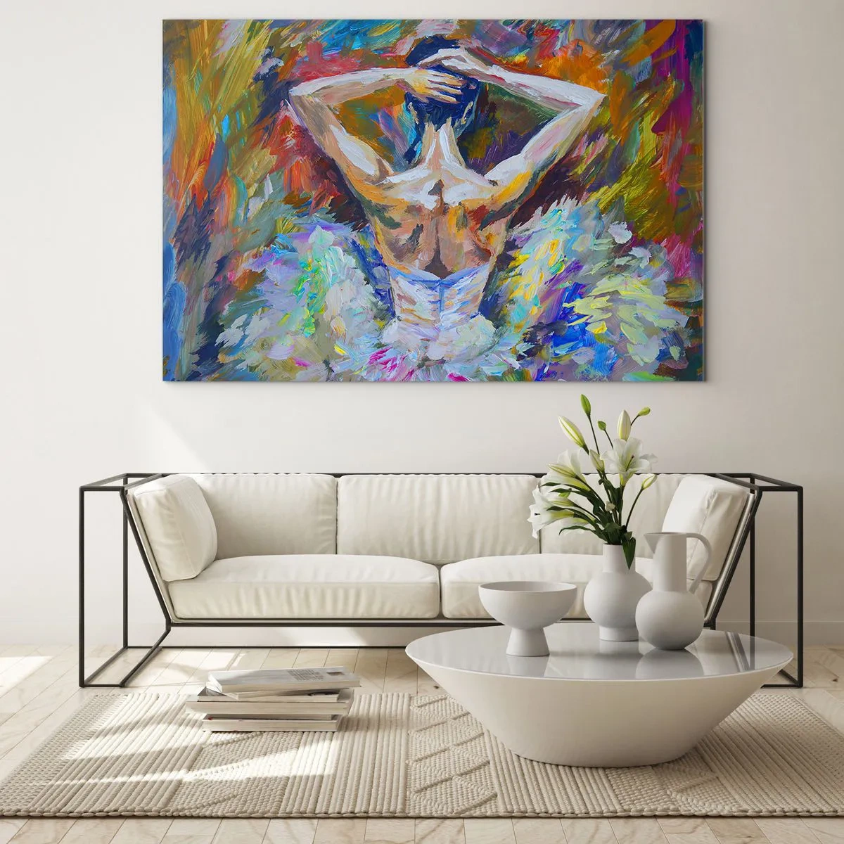Obraz na skle - To může být všechno - 100x70 cm