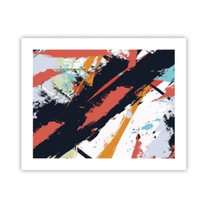 Plakát - Dynamická kompozice - 50x40 cm
