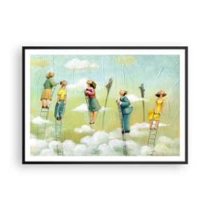 Plakát v černém rámu - Za svým snem - 100x70 cm