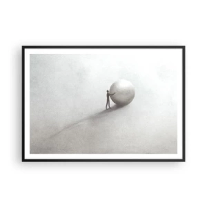 Plakát v černém rámu - Hra života - 100x70 cm