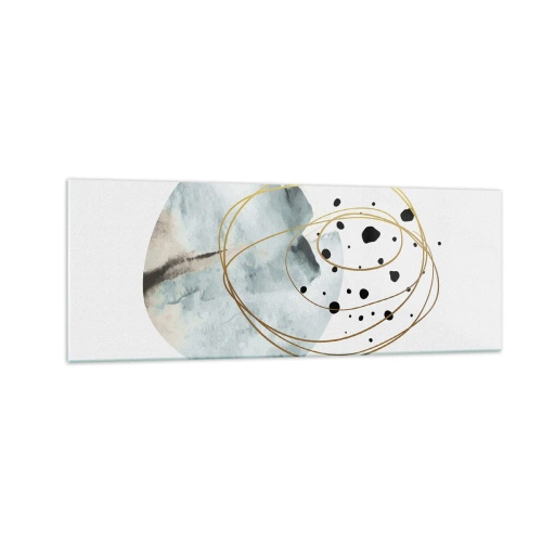 Obraz na skle - V objetí prostoru - 140x50 cm