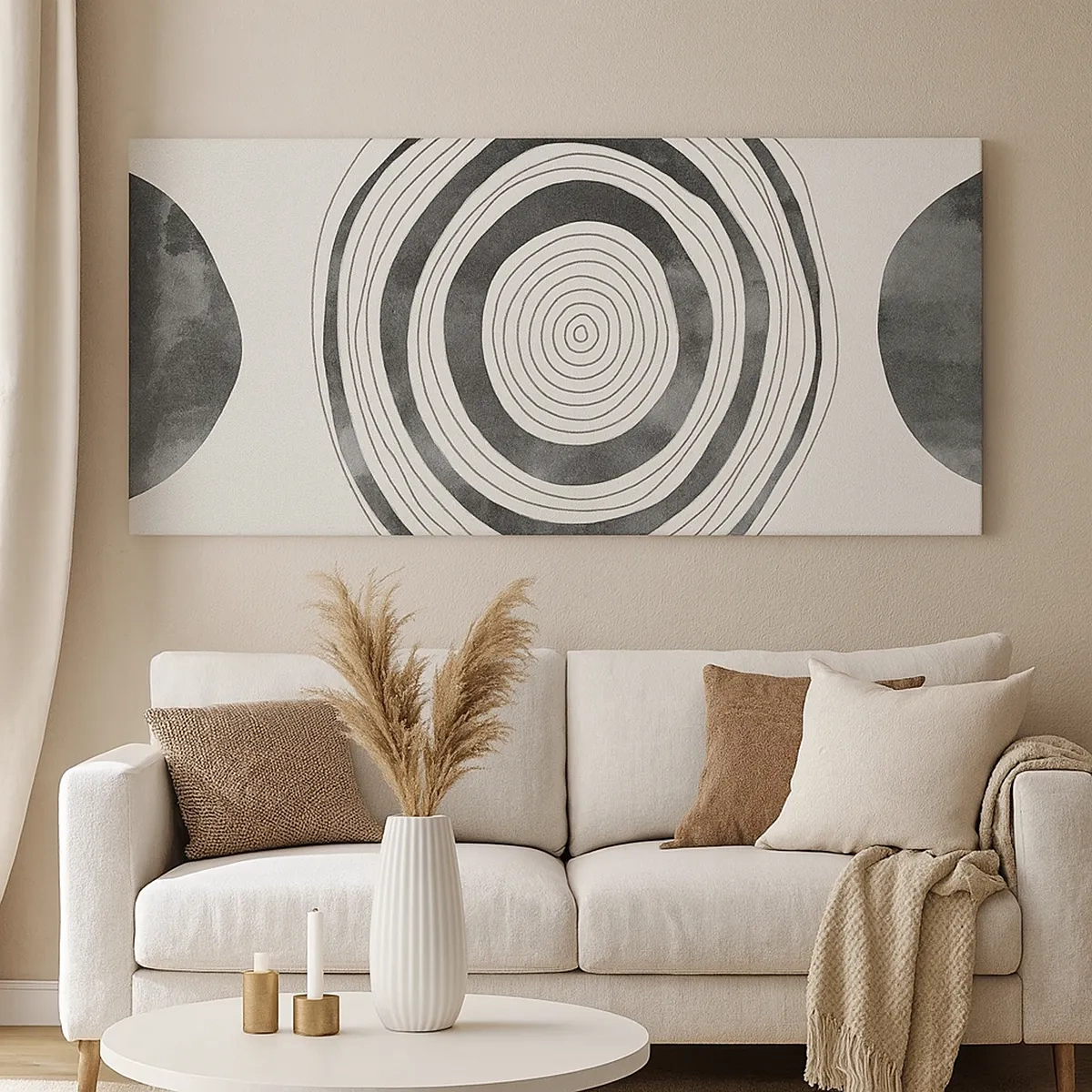 Obraz na plátně - Důležité je to, co je uprostřed - 30x30 cm