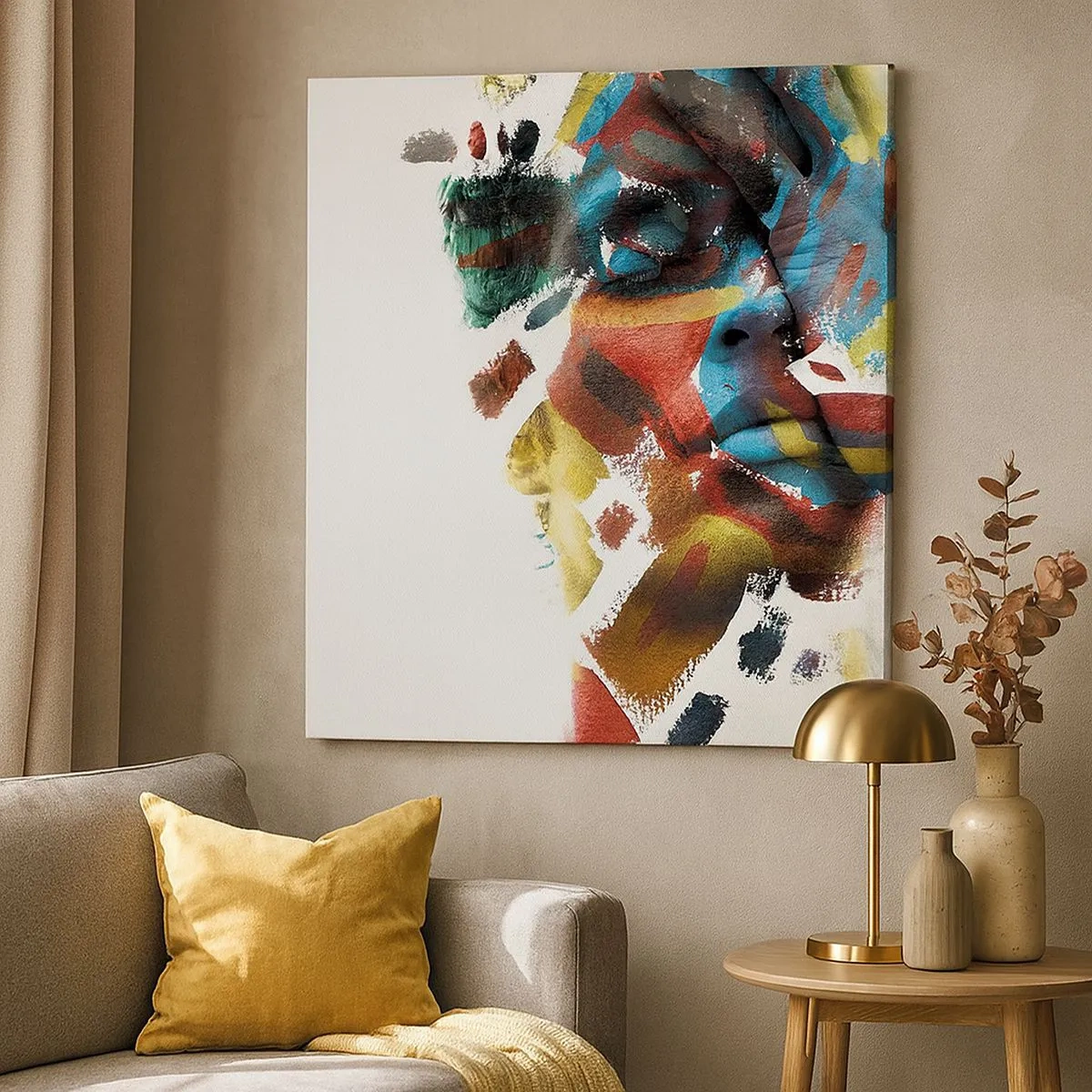 Obraz na plátně - Pestrá osobnost - 30x30 cm