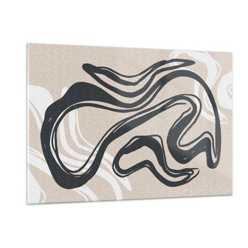 Obraz na skle - Znásobená exprese - 120x80 cm