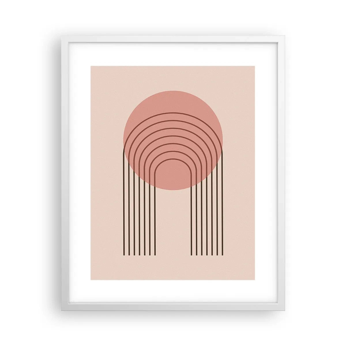 Plakát v bílém rámu - Neodolatelná přitažlivost - 40x50 cm