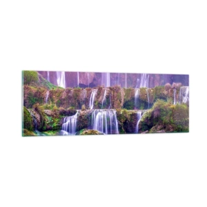 Obraz na skle - Schody do nebe - 90x30 cm