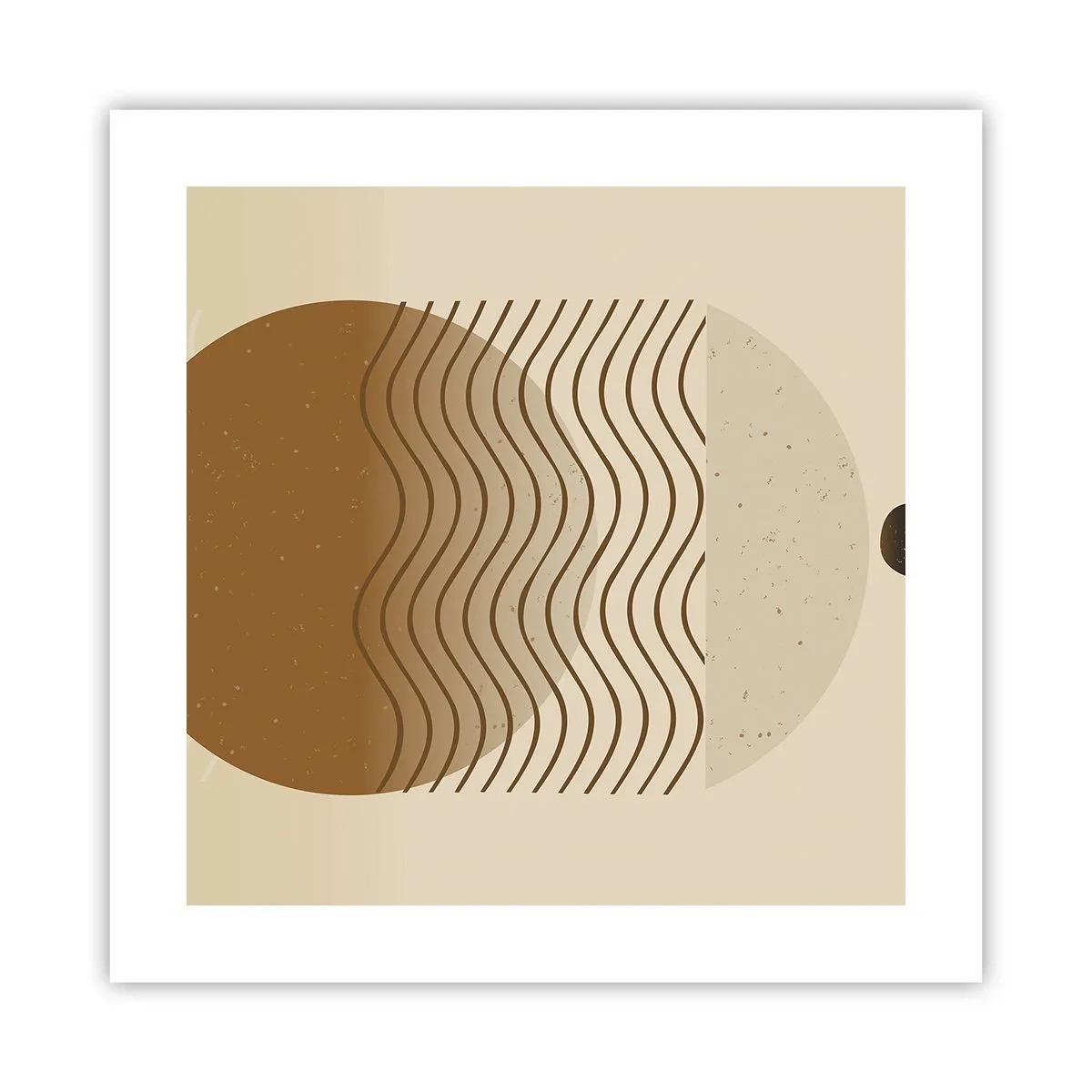 Plakát - O původu geometrických obrazců - 40x40 cm