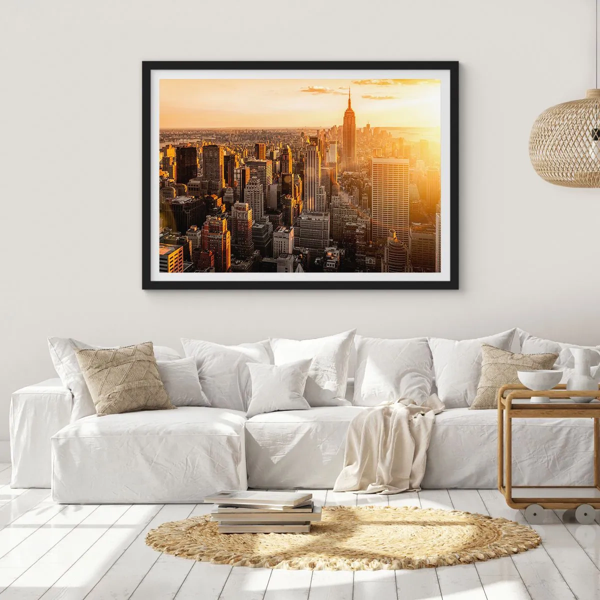 Plakát v černém rámu - Růst na slunci - 100x70 cm