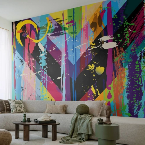 Fototapeta Premium Canvas - Shora dolů - Abstrakce, Kus, Grafika - 250x175 cm