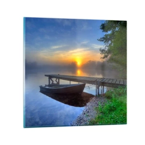 Obraz na skle - Jak se obyčejné mění na kouzelné - 30x30 cm