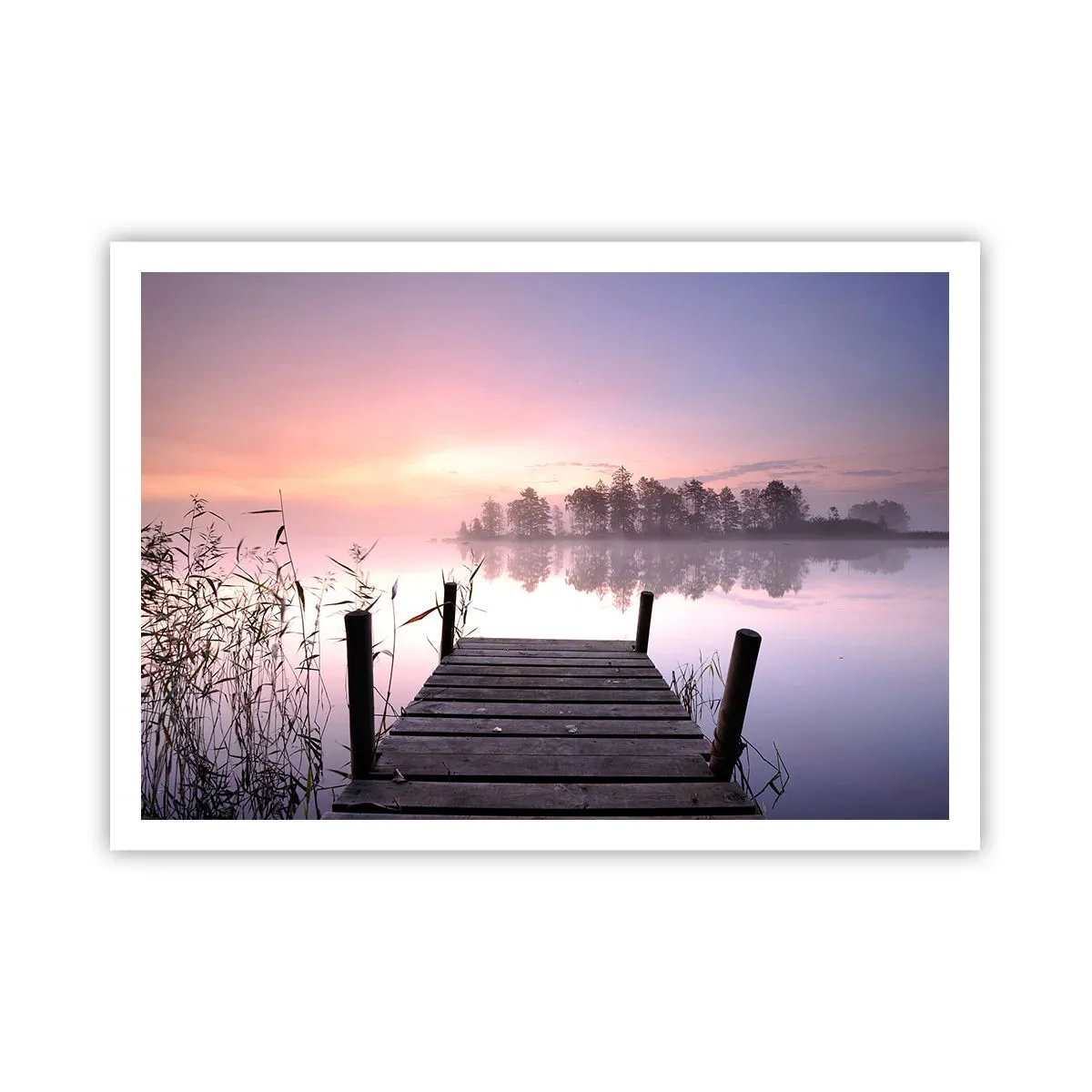 Plakát - Z liliové mlhy… - 100x70 cm