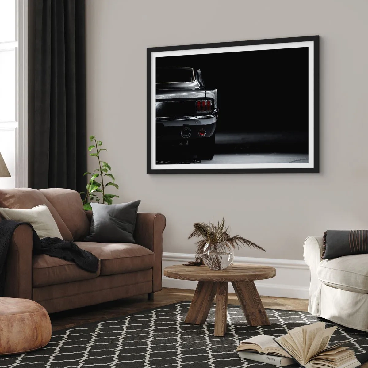 Plakát v černém rámu - Kouzlo klasiky - 100x70 cm