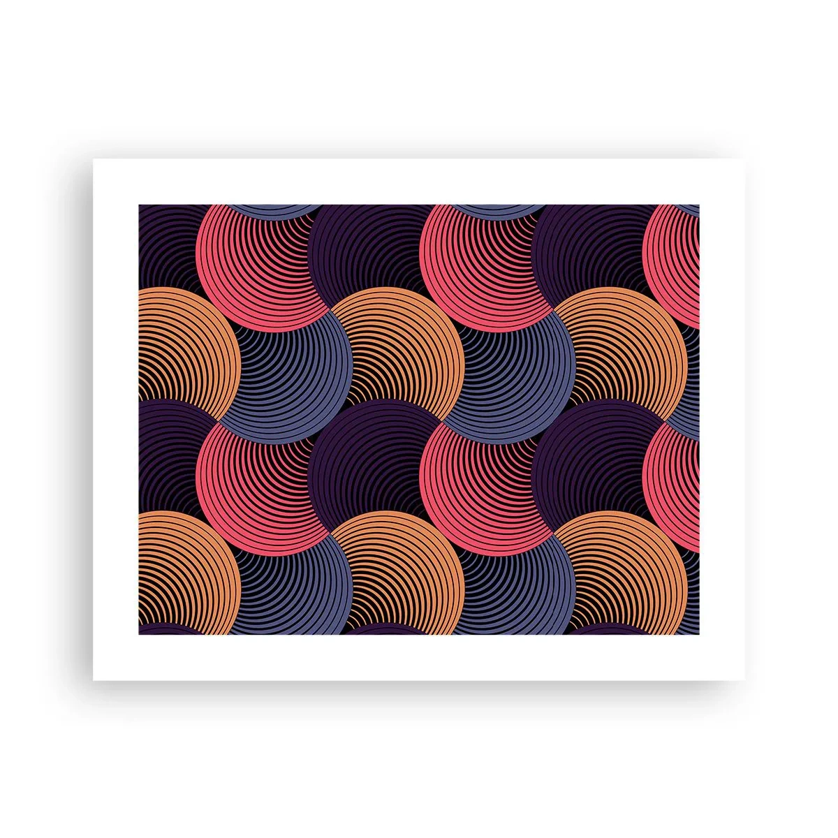 Plakát - V kruhovém rytmu - 50x40 cm