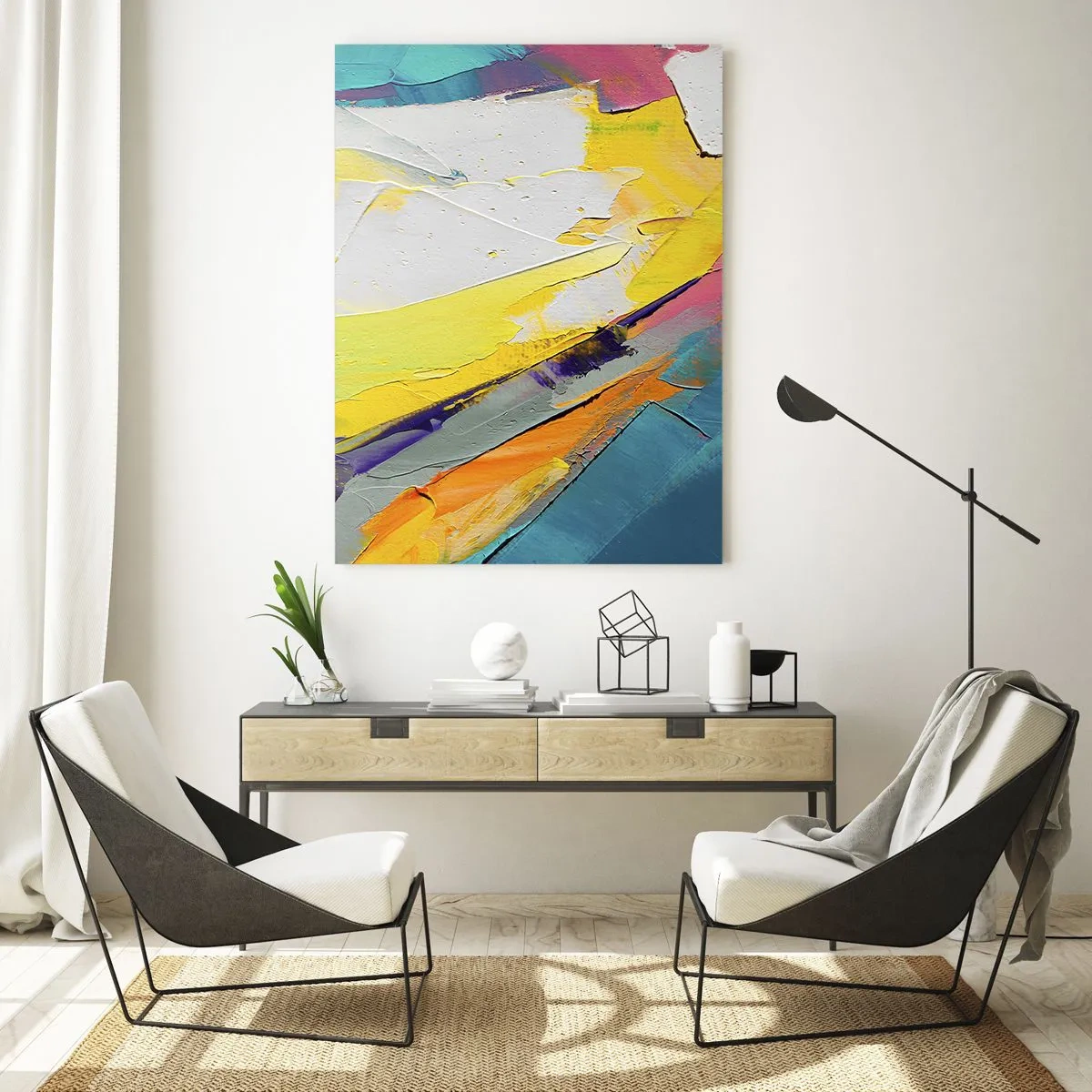 Obraz na skle - Anatomie světla - 50x70 cm