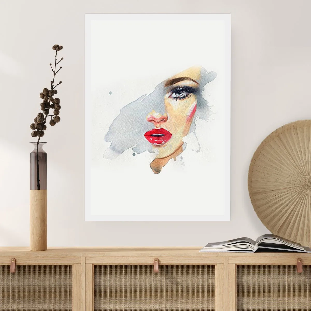 Plakát - Odraz v kapce vody - 70x100 cm