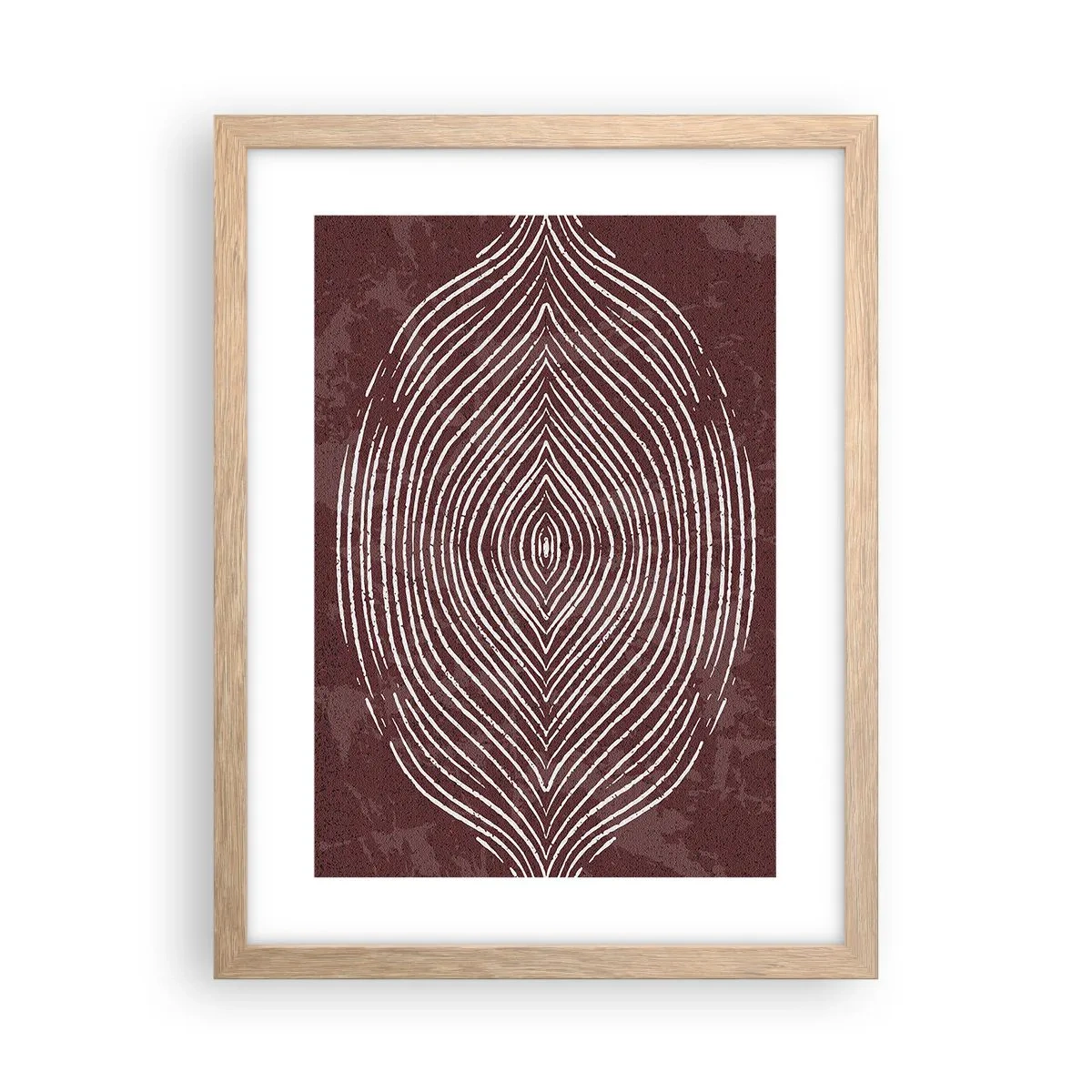 Plakát v rámu světlý dub - Prostor promlouvá - 30x40 cm