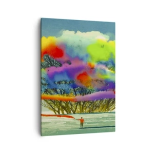 Obraz na plátně - Oživit tento svět - 50x70 cm