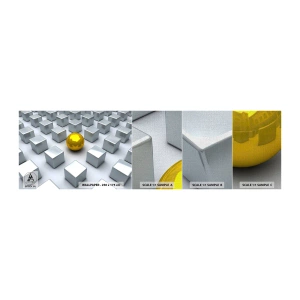 Vzor Fototapety Premium Canvas - Proč já? Geometrická kompozice - Abstrakce, 3D, Grafika - 100x30 cm