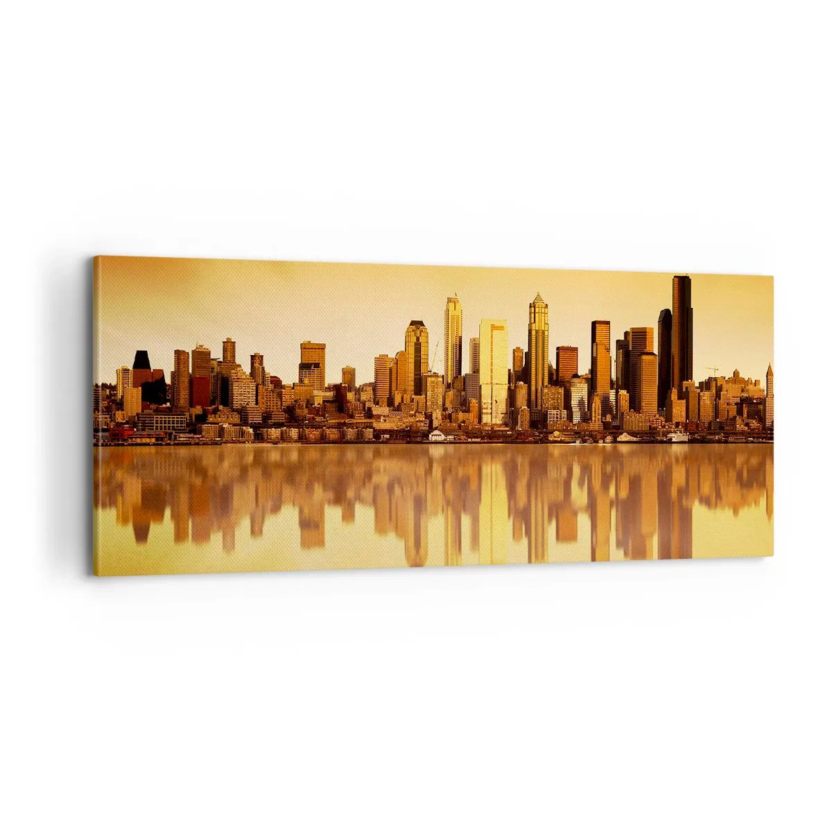 Obraz na plátně - Ticho metropole - 100x40 cm