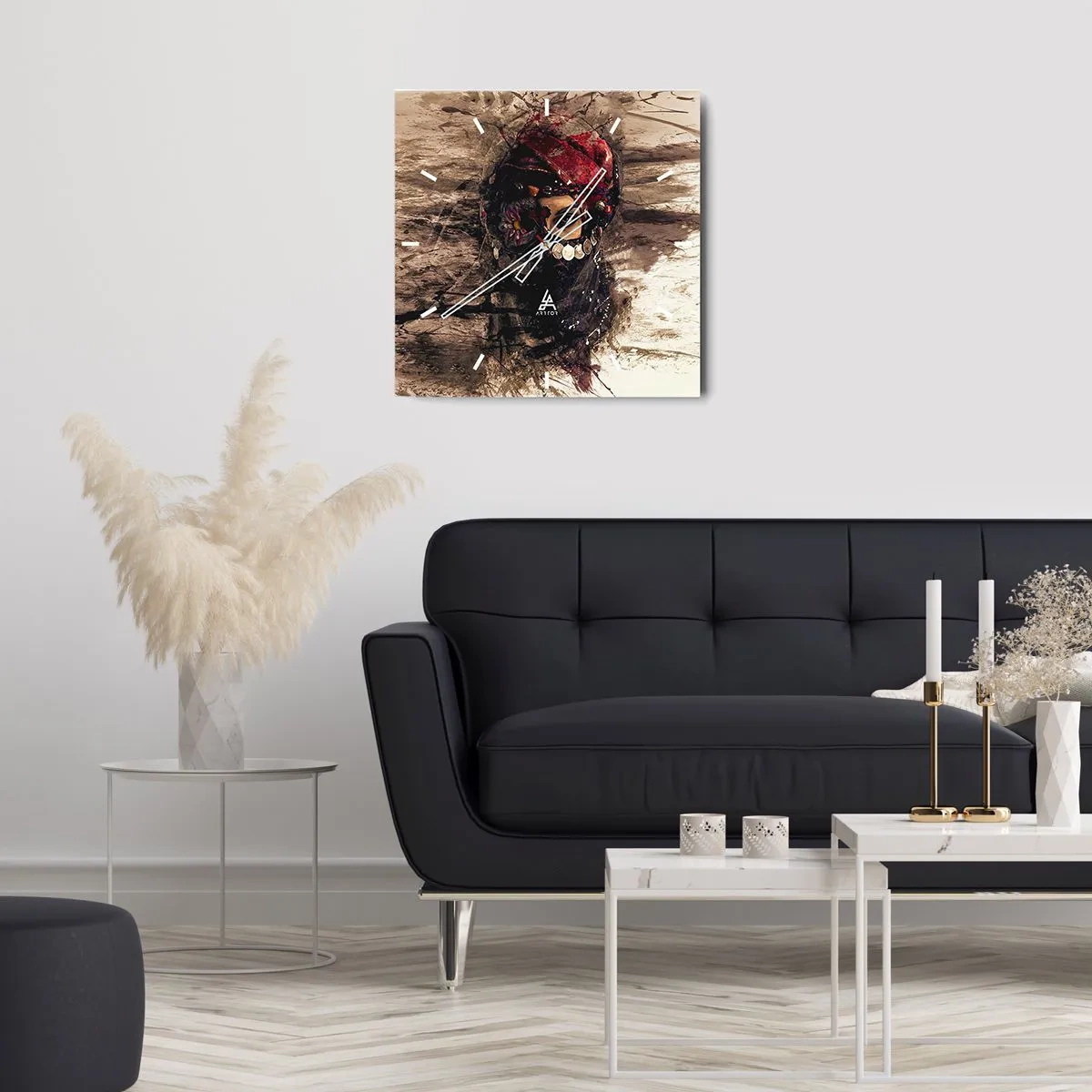 Nástěnné hodiny - Přinejmenším znepokojující - 30x30 cm