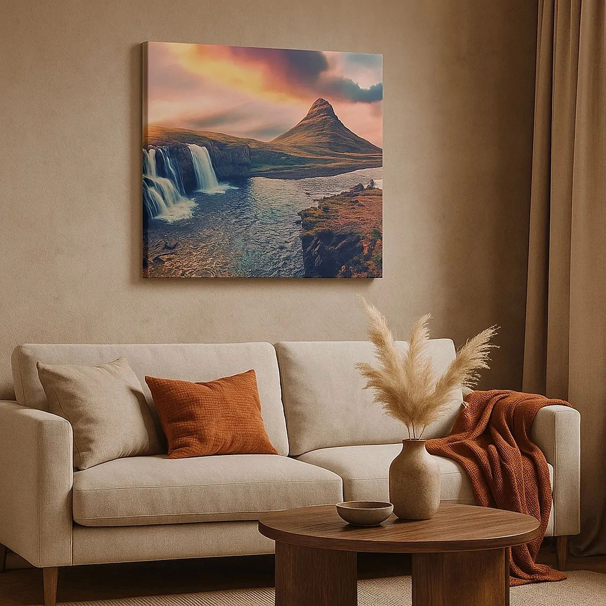 Obraz na plátně - V majestátu přírody - 30x30 cm