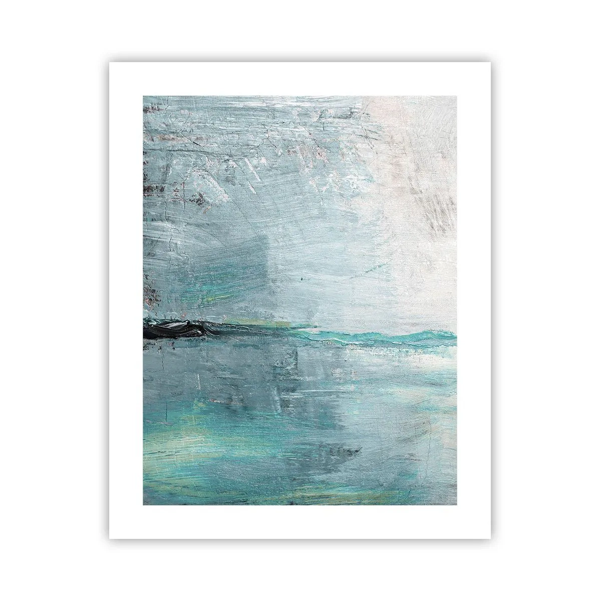 Plakát - Horizontálně v modři - 40x50 cm