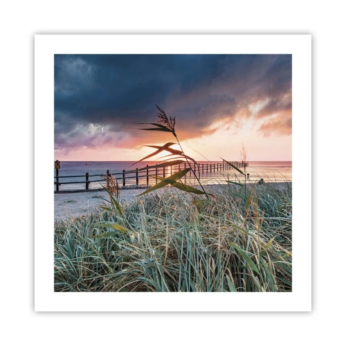 Plakát - Neodváto větrem - 50x50 cm