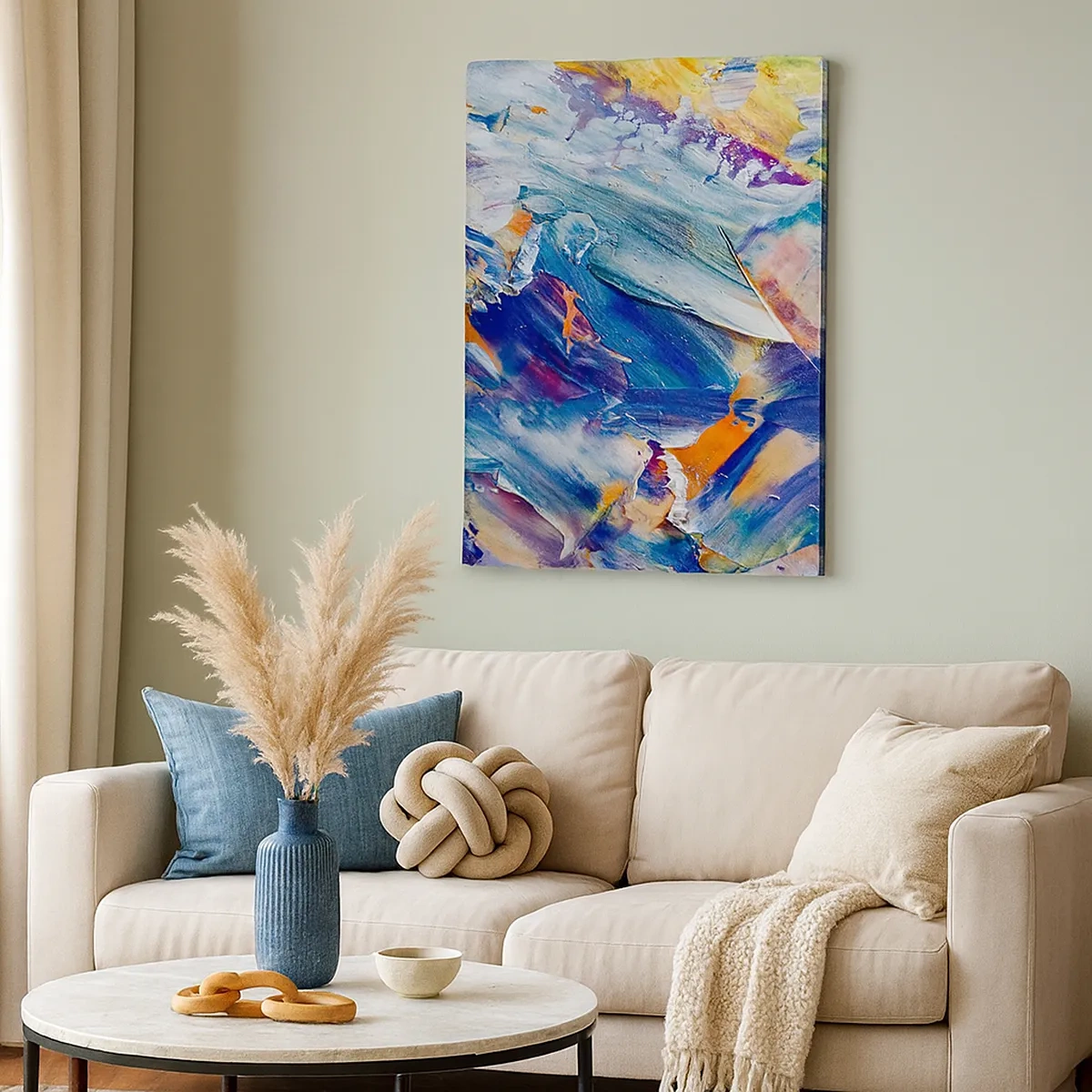 Obraz na plátně - Chaos barev - 50x70 cm