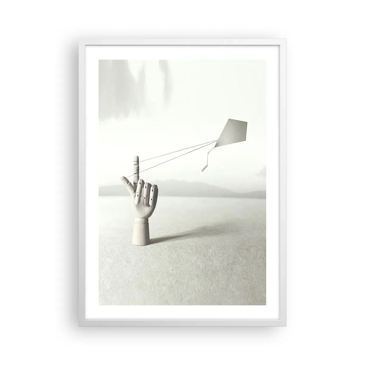 Plakát v bílém rámu - Výzva - 50x70 cm