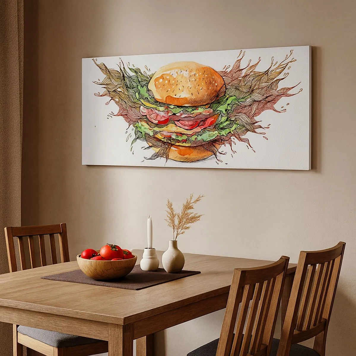 Obraz na plátně - Žhavé pokušení - 100x40 cm