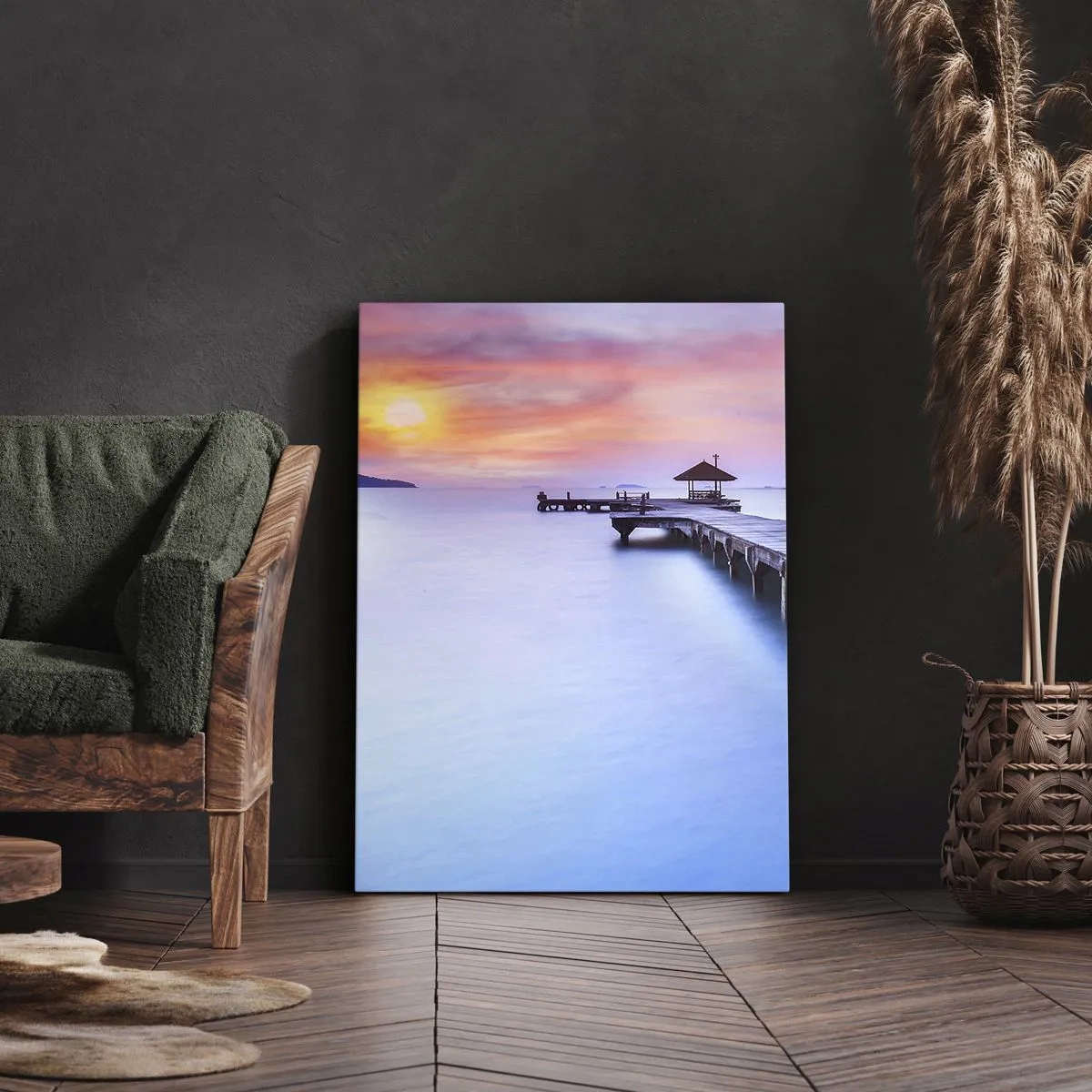 Obraz na plátně - Moře klidu až po horizont - 50x70 cm