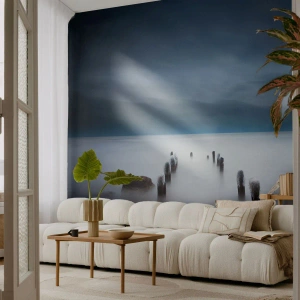 Fototapeta Premium Canvas - Zamyšlené jezero - Krajina, Moře, jezero - 400x280 cm