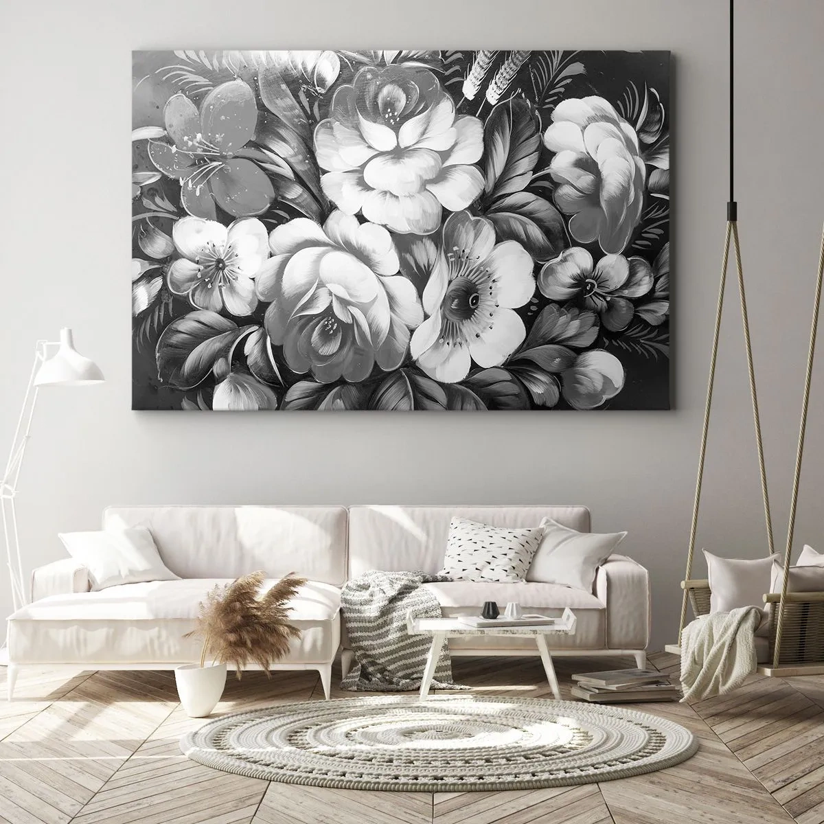Obraz na plátně - Krásné dokonce v šedi - 70x50 cm