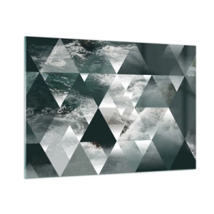 Obraz na skle - Křišťálová perspektiva - 100x70 cm