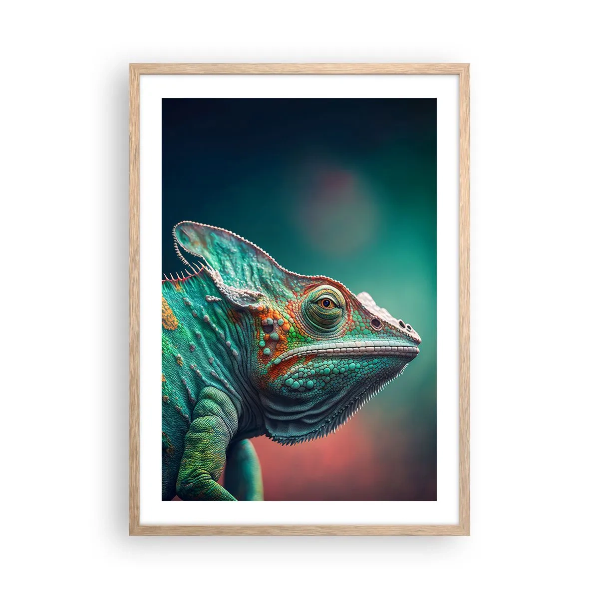 Plakát v rámu světlý dub - Vidíš mě? To není dobré… - 50x70 cm