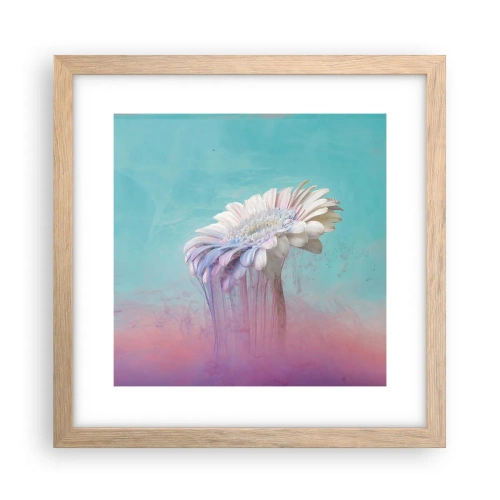 Plakát v rámu světlý dub - Záhrobí květin - 30x30 cm
