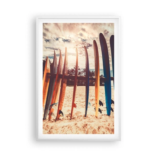 Plakát v bílém rámu - Dobrou noc, nashle zítra. - 61x91 cm