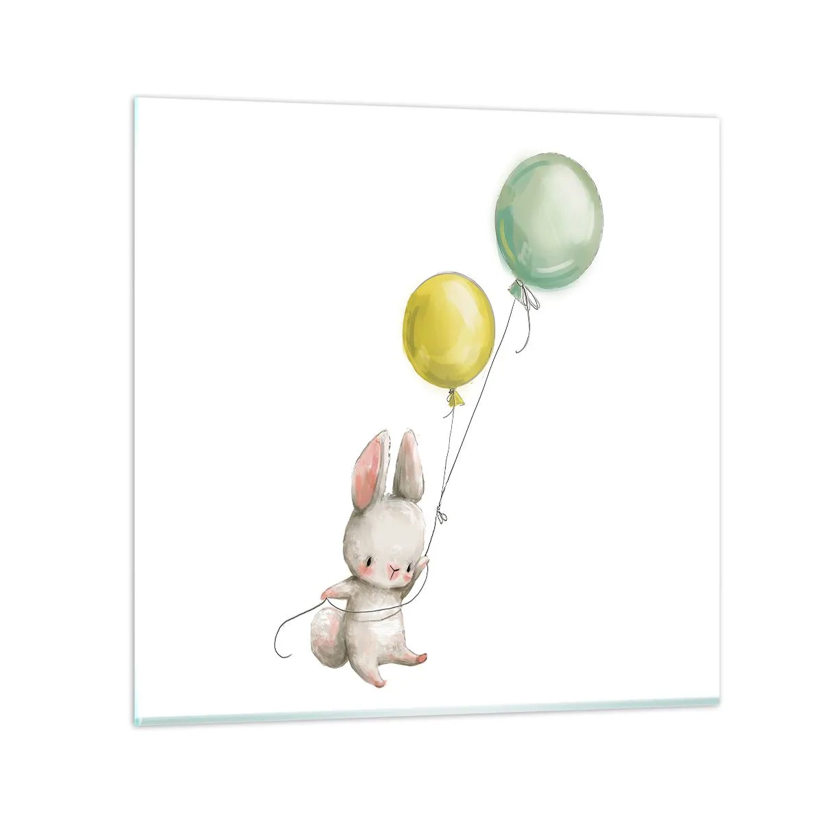 Obraz na skle - Já poletím také! - 60x60 cm