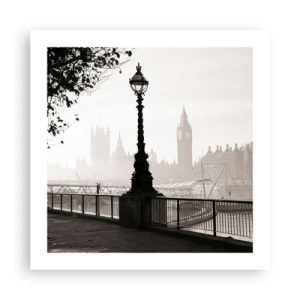 Plakát - Londýnské ráno - 50x50 cm
