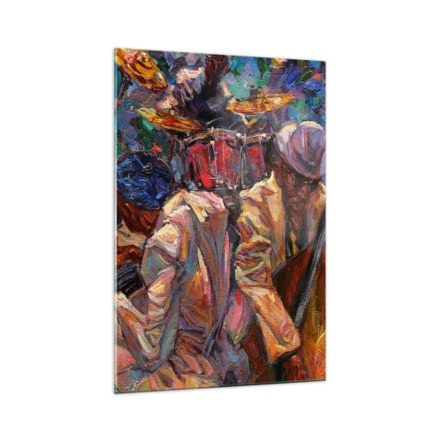 Obraz na skle - V jednom rytmu - 70x100 cm
