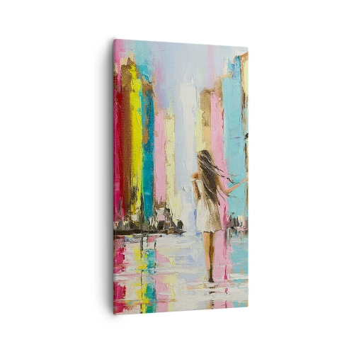 Obraz na plátně - Pojď se mnou - 55x100 cm