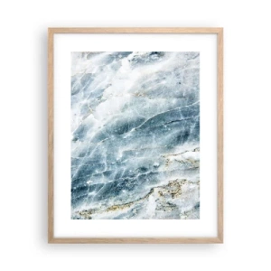 Plakát v rámu světlý dub - Ledový svět - 40x50 cm