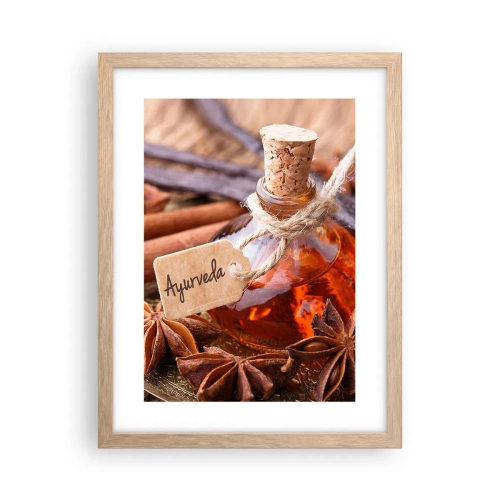 Plakát v rámu světlý dub - K jednotě těla a ducha - 30x40 cm