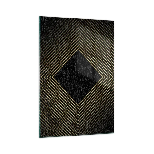 Obraz na skle - Geometrie ve stylu glamour - 70x100 cm