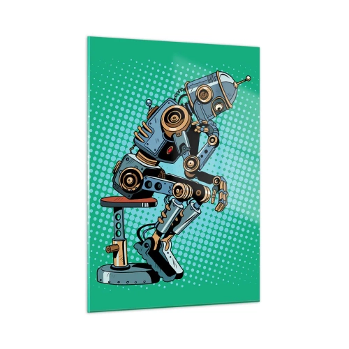 Obraz na skle - Nad podstatou bytí - 50x70 cm